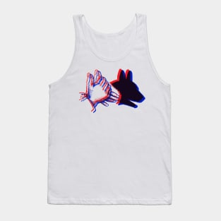 3D Shadow Puppet - PUPPY Tank Top